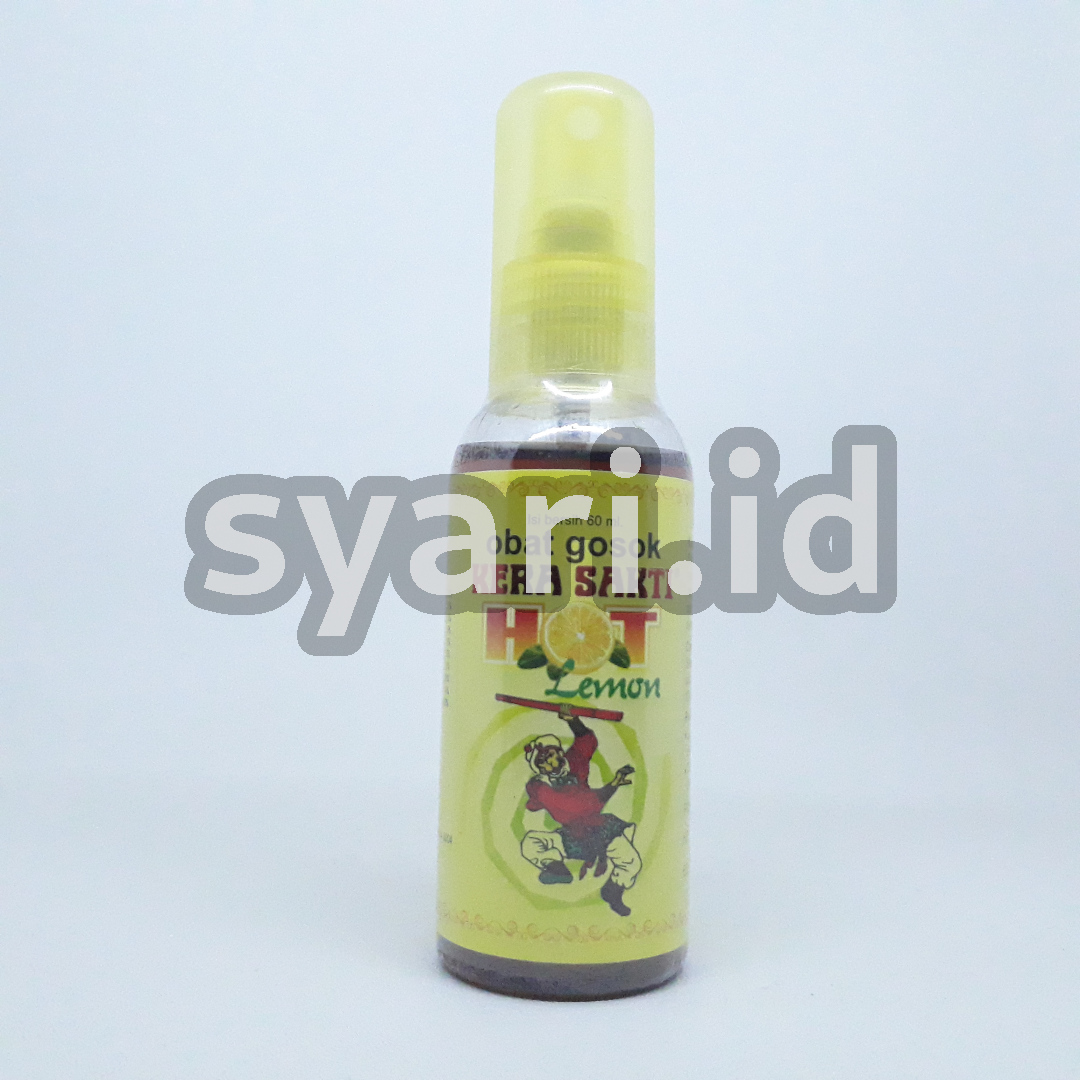 Obat Gosok Cap Kera Sakti, Hot (Panas) Lemon, 60 ml