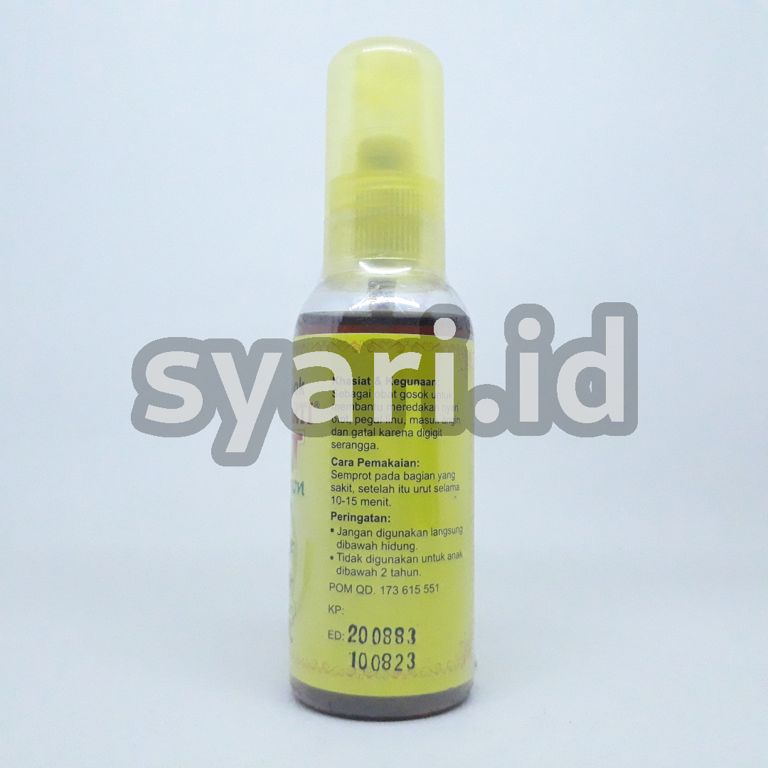 Obat Gosok Cap Kera Sakti, Hot (Panas) Lemon, 60 ml - Gambar 2